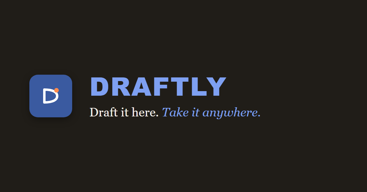 Blank Word Document Online – Start Typing Instantly | Draftly